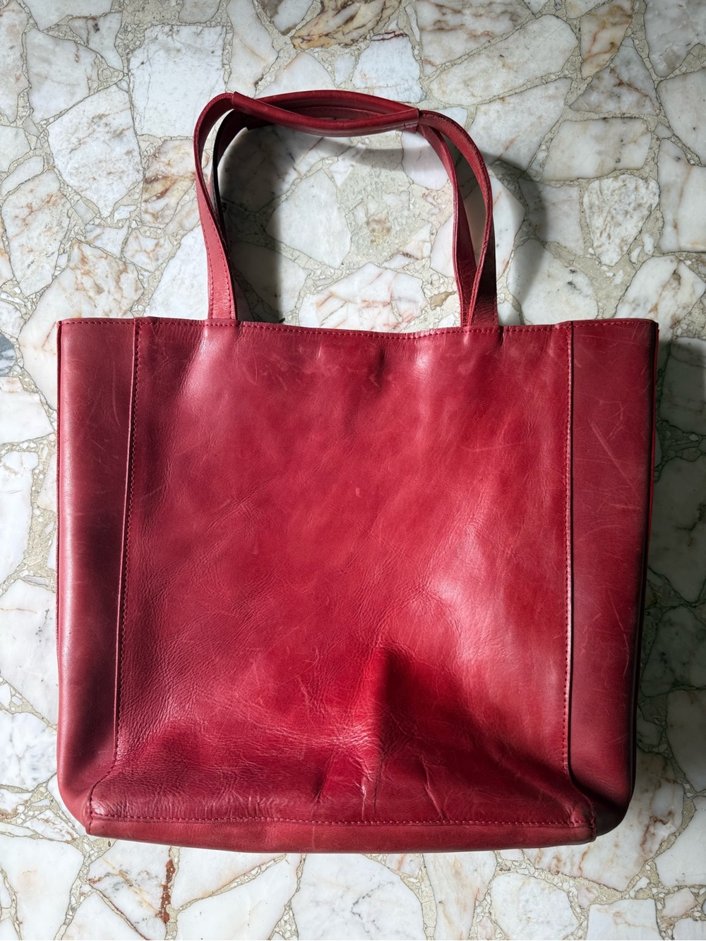 Noonday Collection genuine leather tote